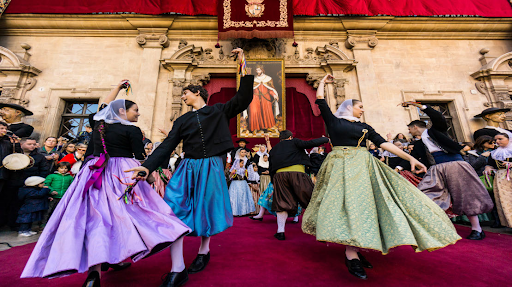 La tradicional fiesta del estandarte en Palma de Mallorca